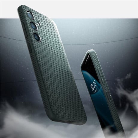 Оригинальный чехол Spigen Liquid Air для Samsung Galaxy S24 - dark green