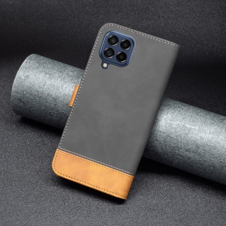 Чехол-книжка COLOR MATCHING SKIN FEEL для Samsung Galaxy M53 5G - черный