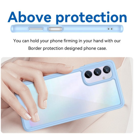 Протиударний чохол Colorful Acrylic Series для Samsung Galaxy M54 5G - синій
