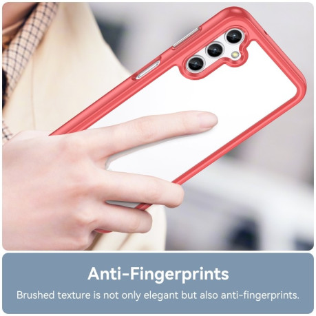 Противоударный чехол Colorful Acrylic Series для Samsung Galaxy A14 5G - красный