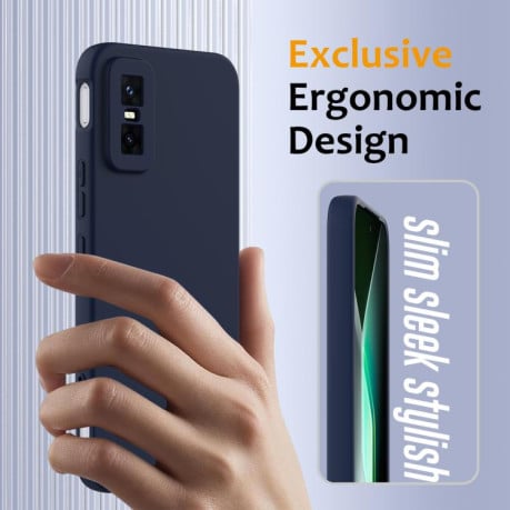Силіконовий чохол Shockproof Silicone з Magsafe на Infinix GT 30 Pro - синій