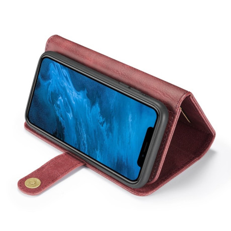 Чохол-гаманець DG.MING Triple Fold для iPhone 11 – червоний