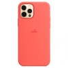 Силіконовий чохол Silicone Case Pink Citrus на iPhone 12 Pro Max with MagSafe - преміальна якість