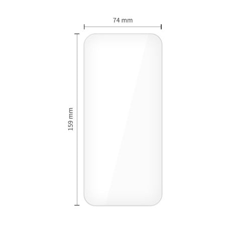 Комплект защитных стекол Tech-Protect Easy Set+ 3-pack tempered glass на iPhone 16 Pro Max / 17 Pro Max - transparent