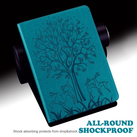 Чохол-книжка Tree Deer Embossed Leather для Xiaomi Redmi Pad SE - синій