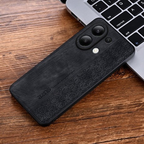 Противоударный чехол AZNS 3D Skin Feel для Xiaomi Redmi Note 13 4G - черный