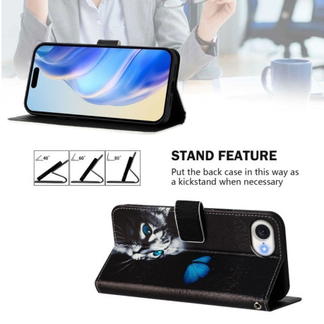 Чохол-книжка Colored Drawing Pattern для iPhone 16e - кольоровий