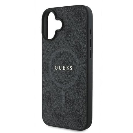 Оригінальний чохол Guess Ring Classic Logo MagSafe для iPhone 16 Plus - black