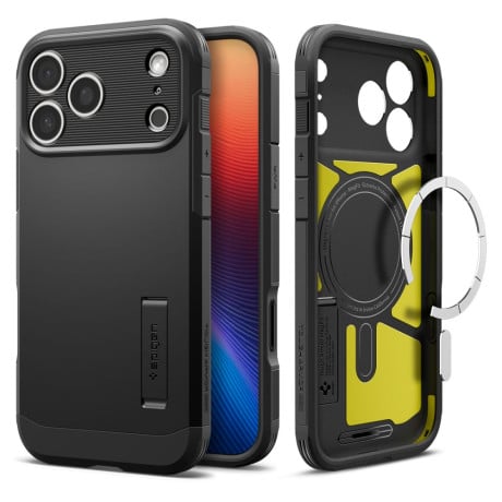Оригинальный чехол Spigen Tough Armor &quot;T&quot; с MagSafe на iPhone 17 Pro Max - black