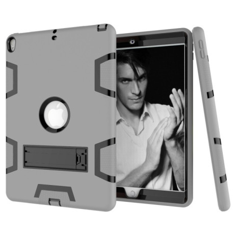 Противоударный чехол с подставкой Robot Detachable на iPad Air 2019 10.5 inch / Pro 10.5 - серый