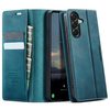 Чехол-книжка CaseMe 033 с фактурой Calf и защитой от сканирования RFID для Samsung Galaxy A37 5G — зелёный