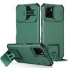 Протиударний чохол Stereoscopic Holder Sliding для Vivo Y15s/Y15a - зелений