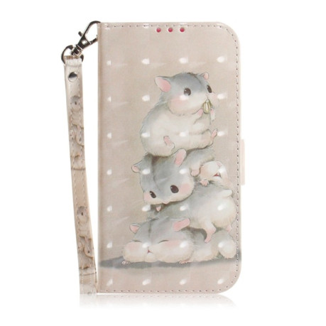 Чохол-книжка 3D Painting для Samsung Galaxy S25+ 5G - Squirrels