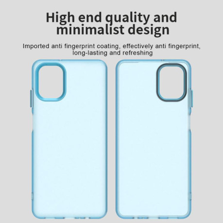 Противоударный чехол Candy Series для Samsung Galaxy F06 5G / M06 5G - синий