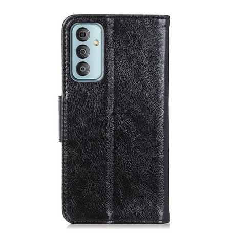 Чехол-книжка Nappa Texture на Samsung Galaxy M13 4G - черный