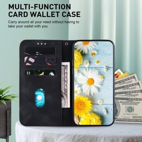 Чохол-книжка Lily Embossed Leather для Xiaomi Redmi A3 - чорний