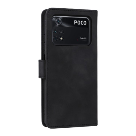 Чохол-книжка Skin Feel Magnetic для Xiaomi Poco M4 Pro 4G - чорний