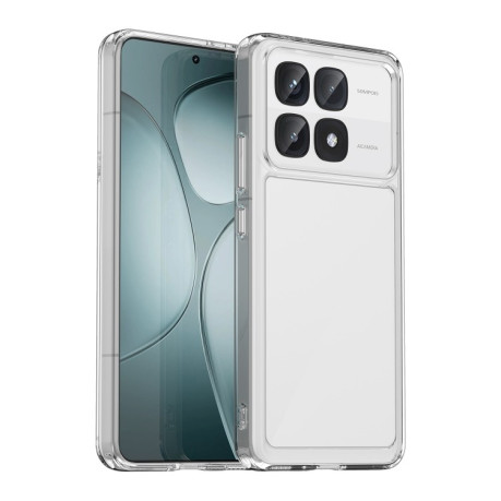 Противоударный чехол Colorful Acrylic Series для Xiaomi 14T Pro - прозрачный
