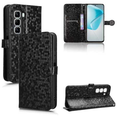 Чехол-книжка Honeycomb Dot для Infinix Hot 50 Pro+ 4G - черный
