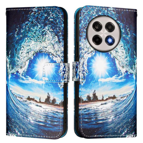 Чехол-книжка Colored Drawing Pattern Plain Weave Leather для OnePlus 13R / Ace 5 / 5 Pro - разноцветный