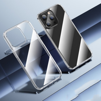 Ультратонкий стеклянный чехол Benks для iPhone 13 Pro Max - прозрачный