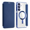 Чехол-книжка Shield MagSafe RFID Anti-theft Leather для Samsung Galaxy A16 5G - синий