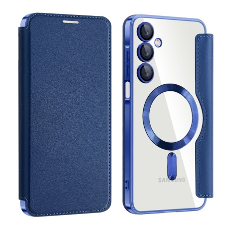 Чохол-книжка Shield MagSafe RFID Anti-theft Leather для Samsung Galaxy A16 5G - синій