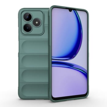 Силиконовый чехол Magic Flannel для Realme C53/C51 - зеленый
