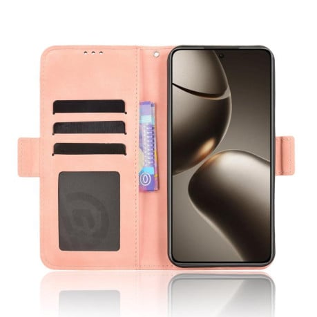 Чехол-книжка Skin Feel Calf на Xiaomi 15T 5G - розовый