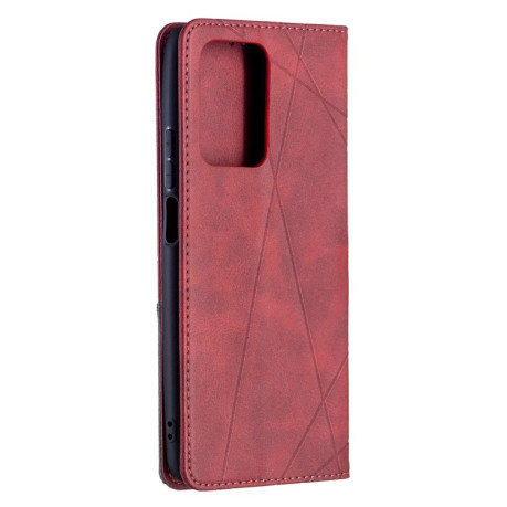 Чохол-книжка Rhombus Texture для Xiaomi Mi 11T - червоний