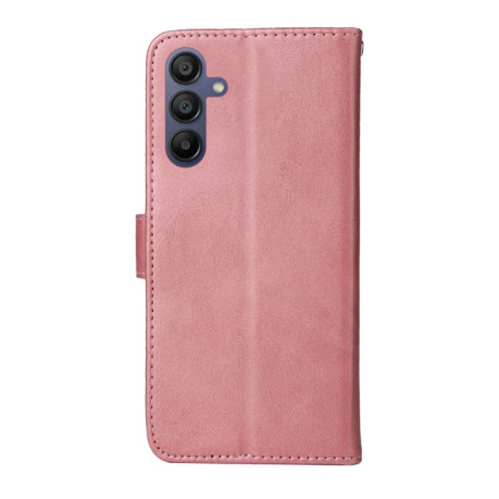 Чехол-книжка Stitching Calf Texture для Samsung Galaxy A16 5G - розовое золото