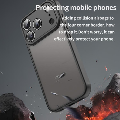 Чехол Fan Dun Series TPU Hybrid PC на iPhone 17 Pro - черный