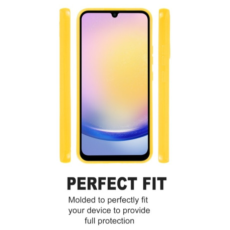 Противоударный чехол MERCURY GOOSPERY PEARL JELLY для Samsung Galaxy A25 - желтый
