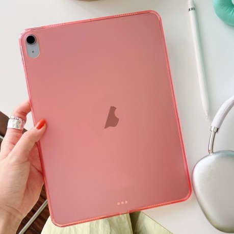 Пластиковый Чехол Skin-feeling Crystal Clear Acrylic для iPad Pro 11 2024 - розовый