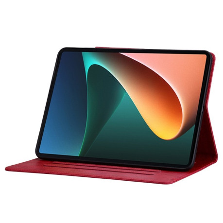 Чохол-книжка Cat Buckle Leather на Xiaomi Pad 7/7 Pro - червоний