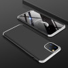 Противоударный чехол GKK Three Stage Splicing на iPhone 11 Pro Max - черно-серебристый
