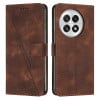 Чехол-книжка Dream Triangle Leather на OnePlus 13 - коричневый