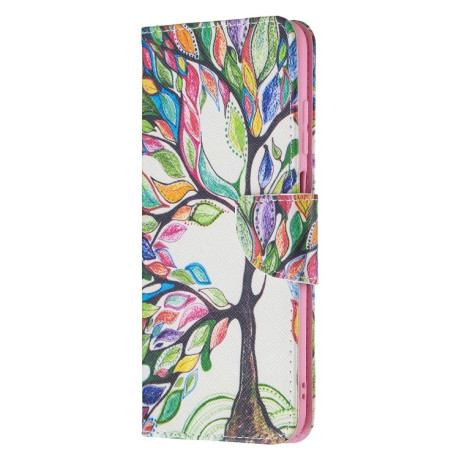 Чехол-книжка Colored Drawing Pattern для Samsung Galaxy A03s 164mm -Tree Life