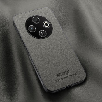 Чехол HUIYI Leather Magnetic на Tecno Spark 30C 4G — серый