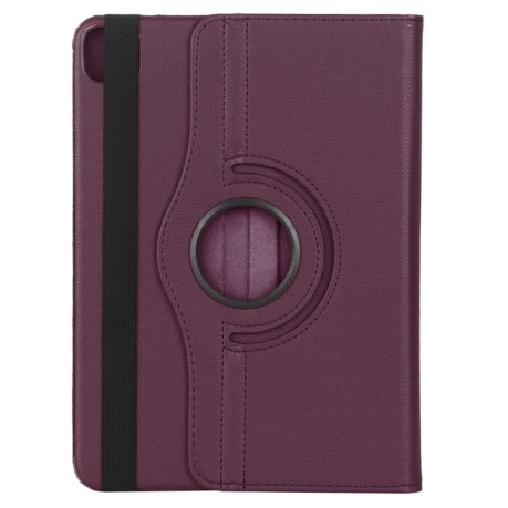 Чохол-книжка Litchi Texture 360 Degrees на iPad Pro 12.9 (2021/2020) - фіолетовий