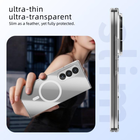 Чохол ABEEL MagSafe Magnetic Scratch-resistant на Samsung Galaxy Fold 7 - прозорий
