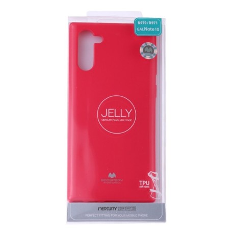 Чехол MERCURY GOOSPERY JELLY на Samsung Galaxy Note 10- красный
