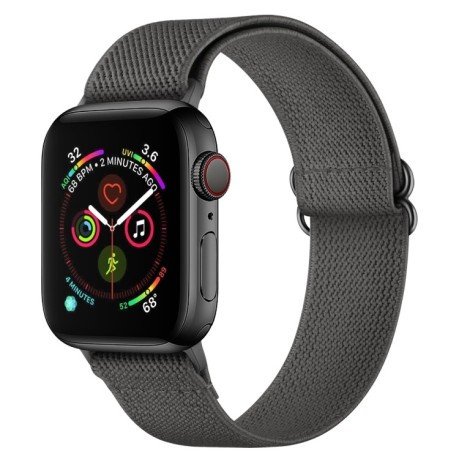 Ремешок Polyester Nylon для Apple Watch Ultra 49mm /45mm/44mm/42mm - темно-серый