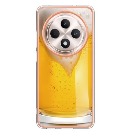 Противоударный чехол Electroplating IMD для OPPO Reno12 F/12 FS 5G - Beer