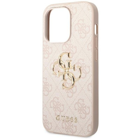 Оригінальний чохол Guess 4G Big Metal Logo для iPhone 14 Pro Max - pink