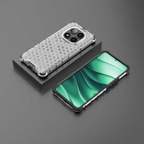 Протиударний чохол Honeycomb на Xiaomi Redmi Note 14 Pro 5G/Poco X7 - білий