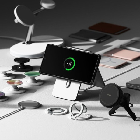 Оригінальний чохол Ringke Onyx MagSafe для Samsung Galaxy S25 Ultra - black