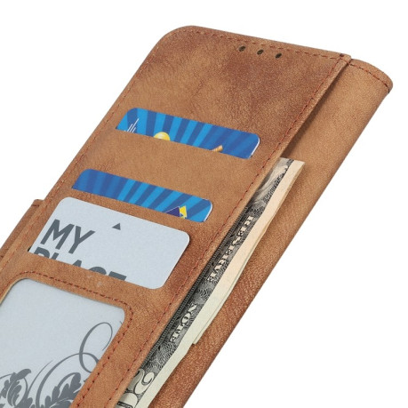 Чехол-книжка Antelope Texture на iPhone 13 mini - коричневый