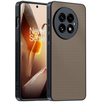 Протиударний чохол Carbon Fiber Texture Printing для OnePlus 13 - золотий