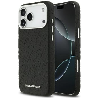Оригінальний чохол Karl Lagerfeld FW Stamped Karl з MagSafe на iPhone 17 Pro Max - Black